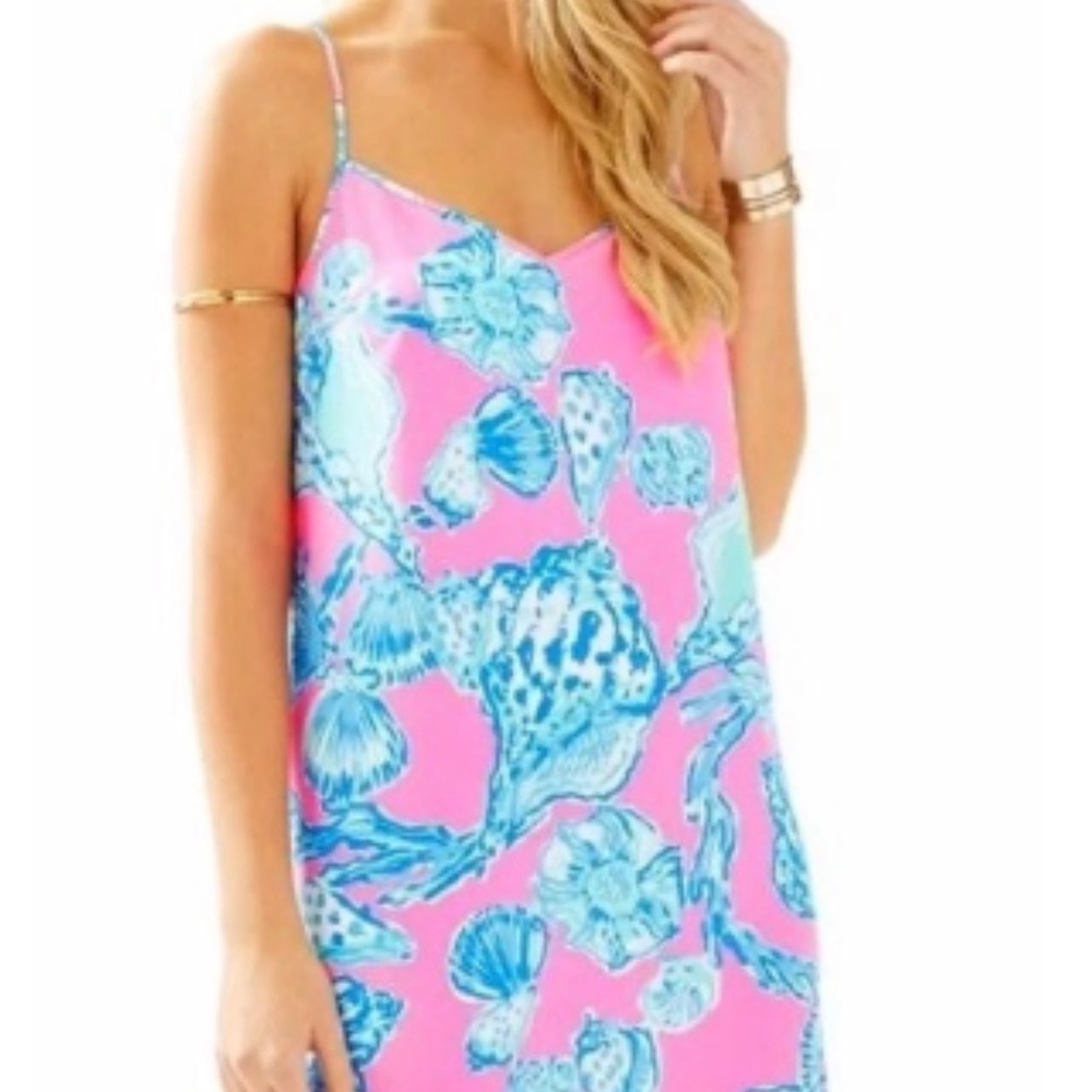 Lily Pulitzer Strappy Silk Dress XS